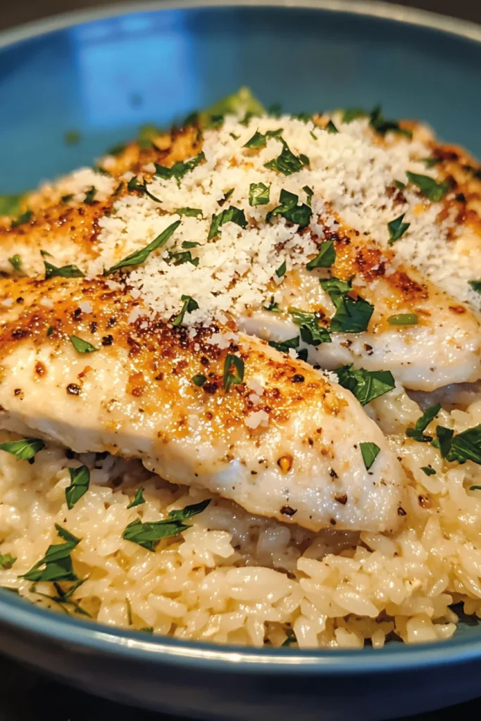 One Pot Chicken Orzo