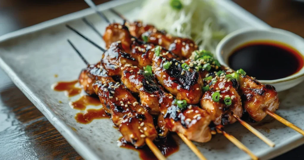 Bang Bang Chicken Skewers