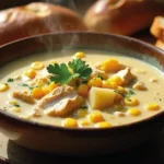 easy chicken and corn chowder