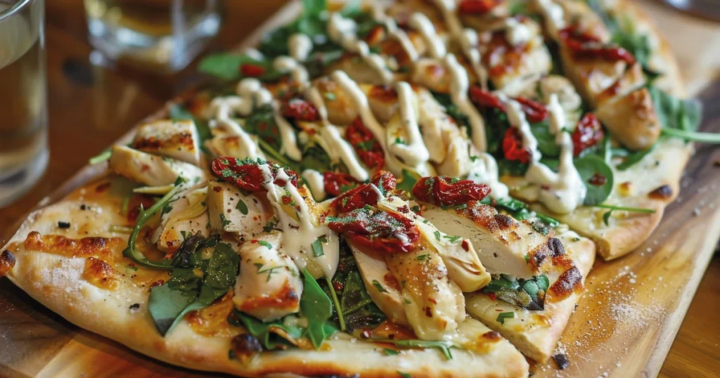 Chicken Flatbread Recipe