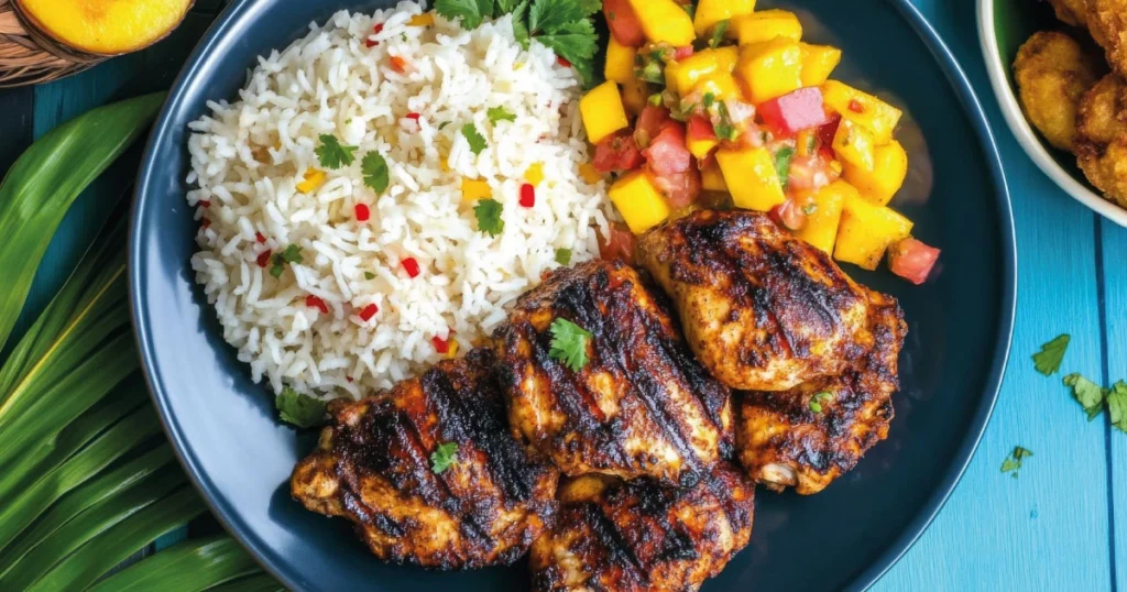 Caribbean Jerk Chicken and Rice