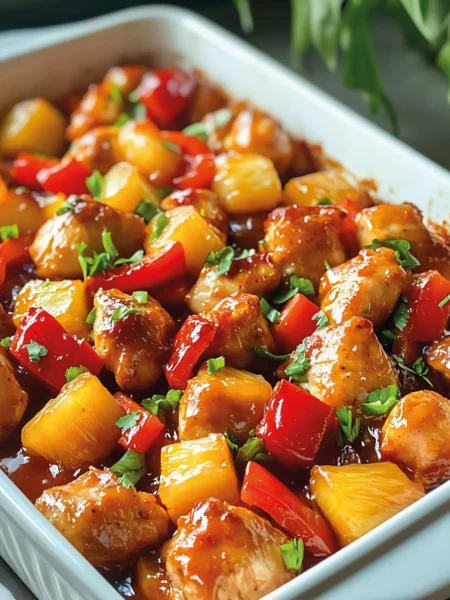Hawaiian Chicken Sheet Pan