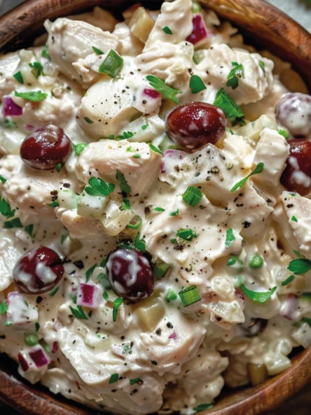 Chicken Salad with Grapes and Apples