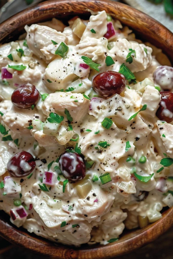Chicken Salad with Grapes and Apples